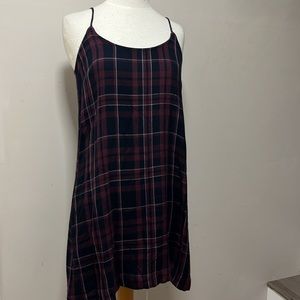 Icone Simons plaid dress
